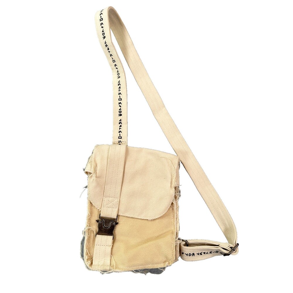 Star Wars Galaxy's Edge Rey Bandolier Cosplay Crossbody Bag Sling Raw Hem Buckle